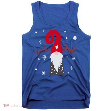 God Jul Gnome Tomte Tee Lefse Xmas Gift Santa Christmas Gift Tank Top