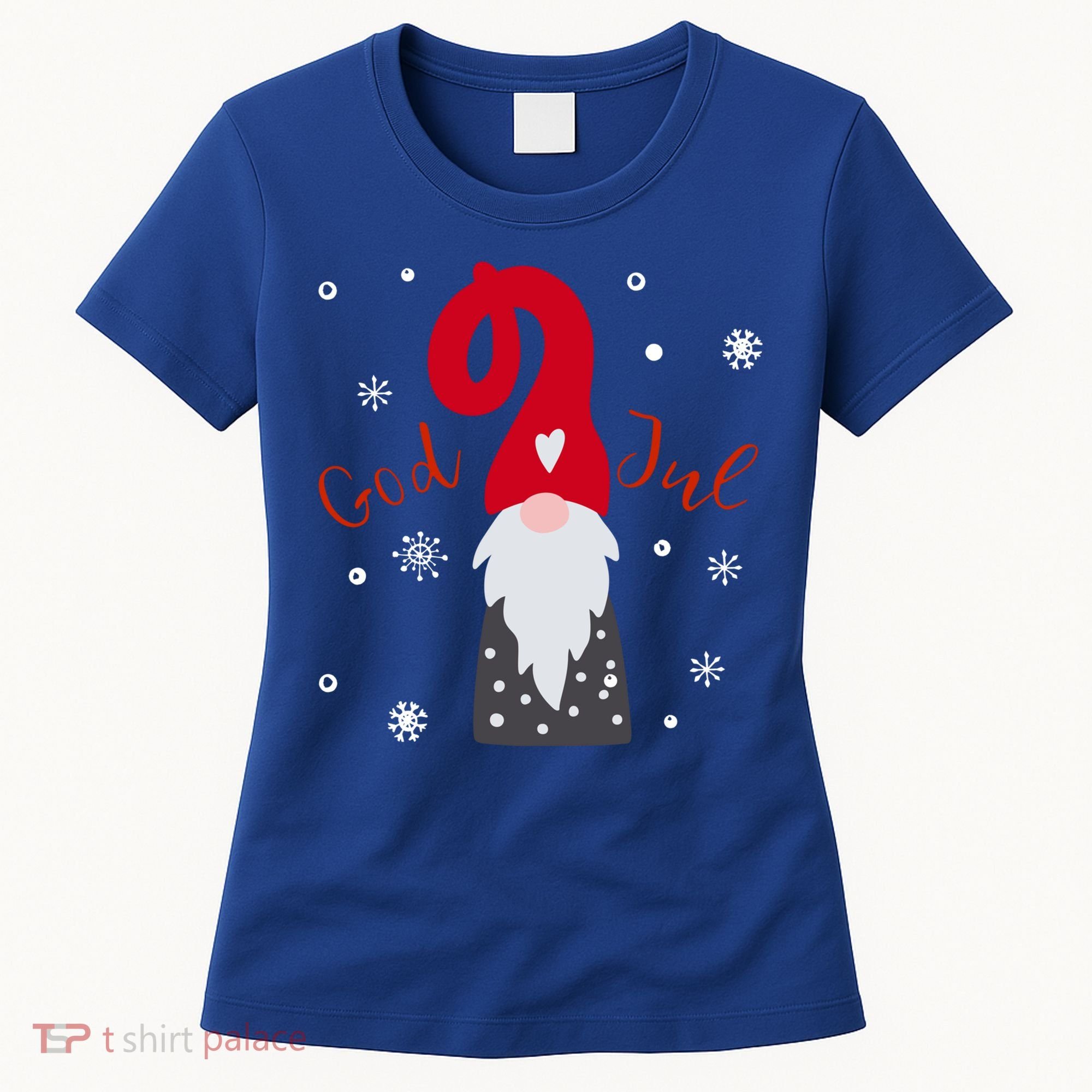 God Jul Gnome Tomte Tee Lefse Xmas Gift Santa Christmas Gift Women's T-Shirt