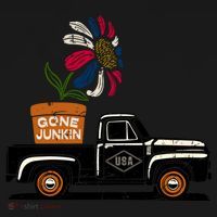 Gone Junkin Gift Antique Junk Thrifting Hunt Patriotic American Cute Gift Women's Hoodie thumb 2