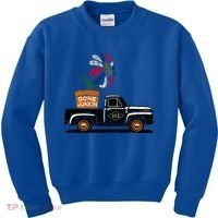 Gone Junkin Gift Antique Junk Thrifting Hunt Patriotic American Cute Gift Kids Sweatshirt thumb 0