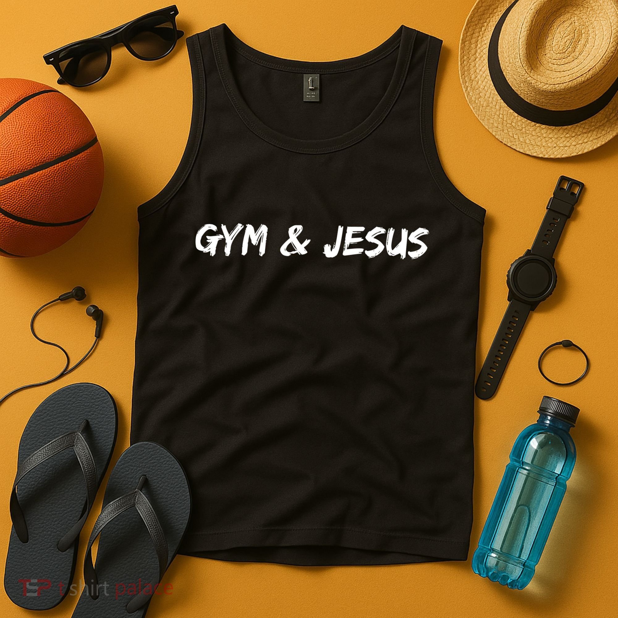 Gym & Jesus Tank Top