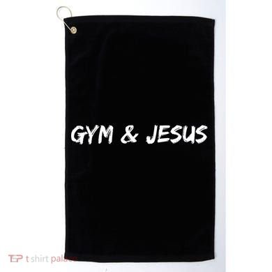 Gym & Jesus Golf Towel