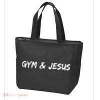 Gym & Jesus Tote Bag thumb 3