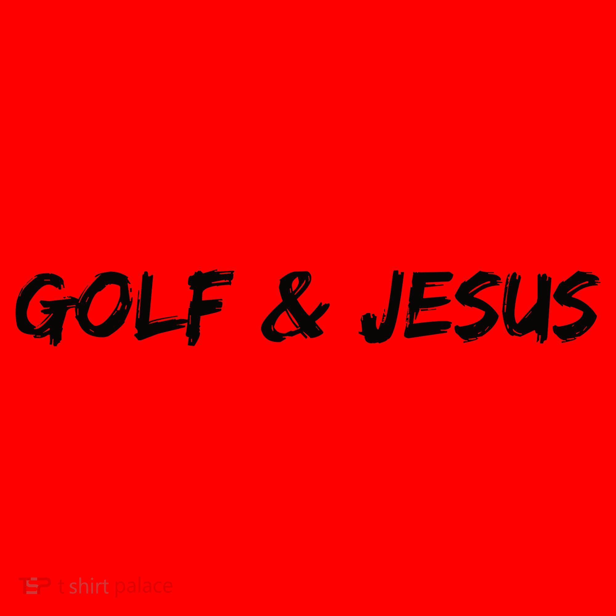Golf & Jesus Santa Hat