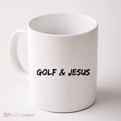 Golf & Jesus Coffee Mug