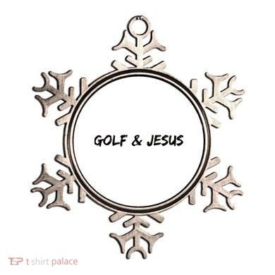 Golf & Jesus Ornament