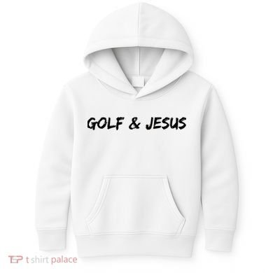 Golf & Jesus Kids Hoodie
