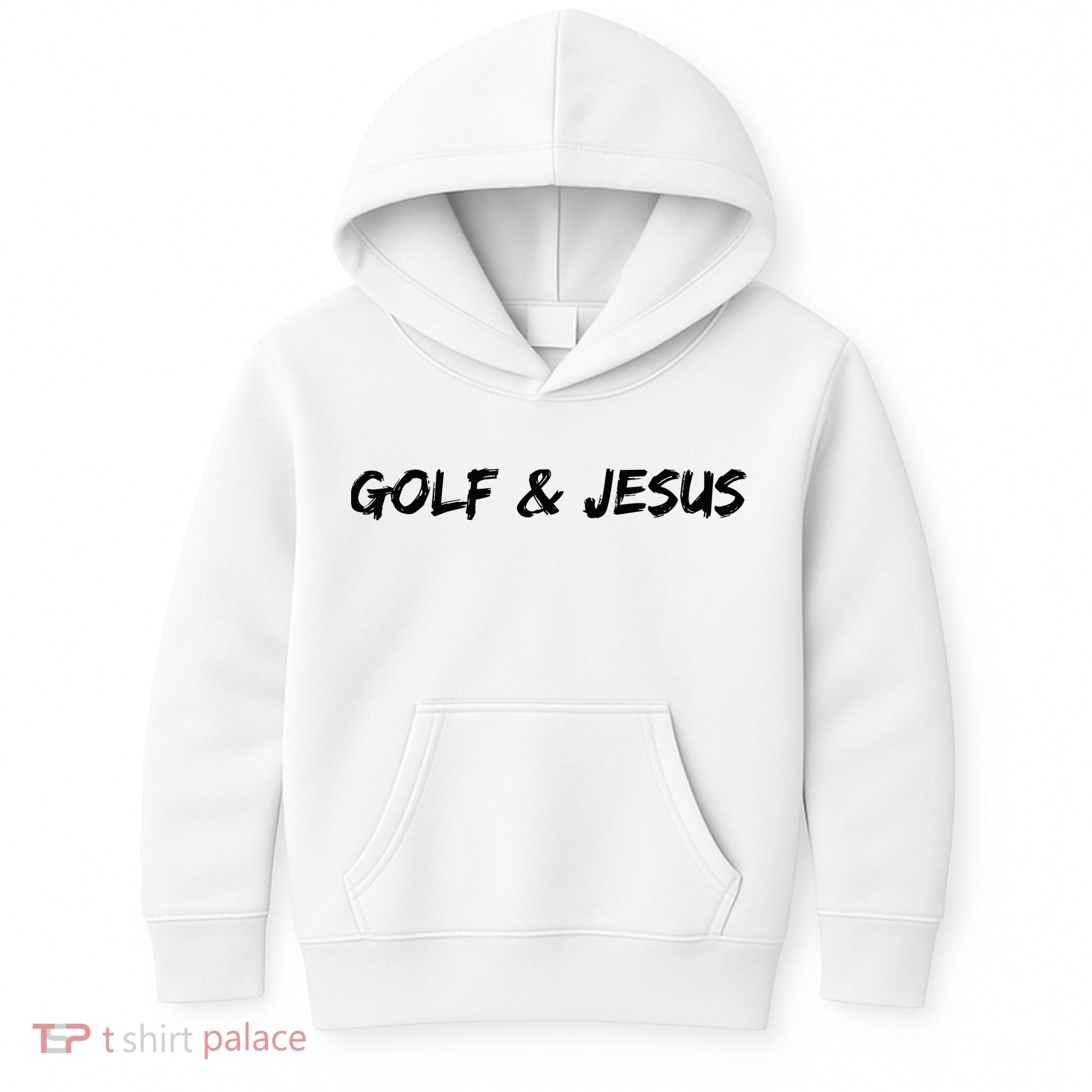 Golf & Jesus Kids Hoodie