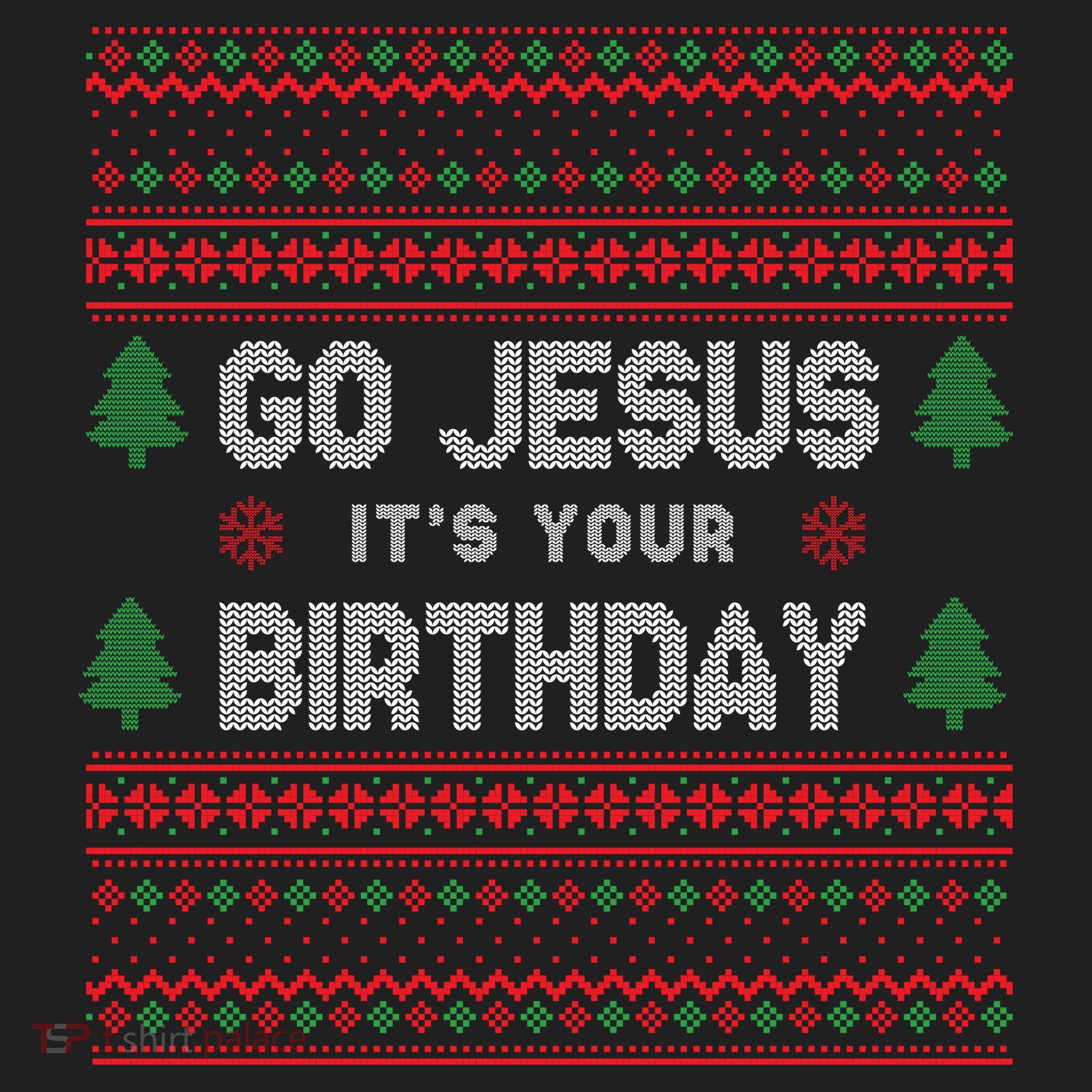 Go Jesus It's Your Birthday Ugly Christmas Beanie