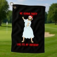 GO JESUS! ITS YOUR BIRTHDAY! Classic Golf Towel thumb 1