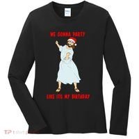 GO JESUS! ITS YOUR BIRTHDAY! Classic Women's Long Sleeve Shirt thumb 0