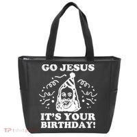 Go Jesus Its Your Birthday Tote Bag thumb 0