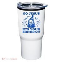 Go Jesus Its Your Birthday Tumbler thumb 0