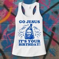 Go Jesus Its Your Birthday Women's Tank Top thumb 3