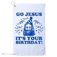 Go Jesus Its Your Birthday Golf Towel thumb 0