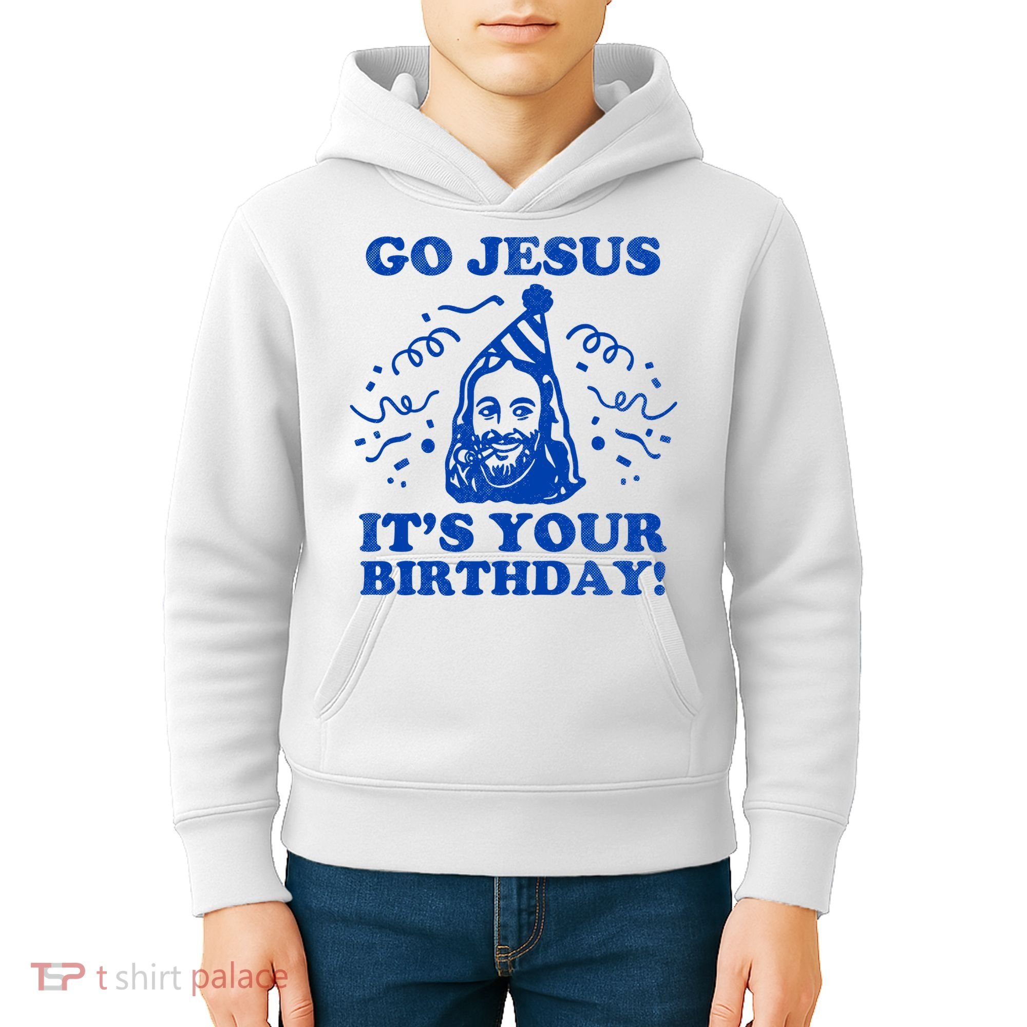 Go Jesus Its Your Birthday Kids Hoodie