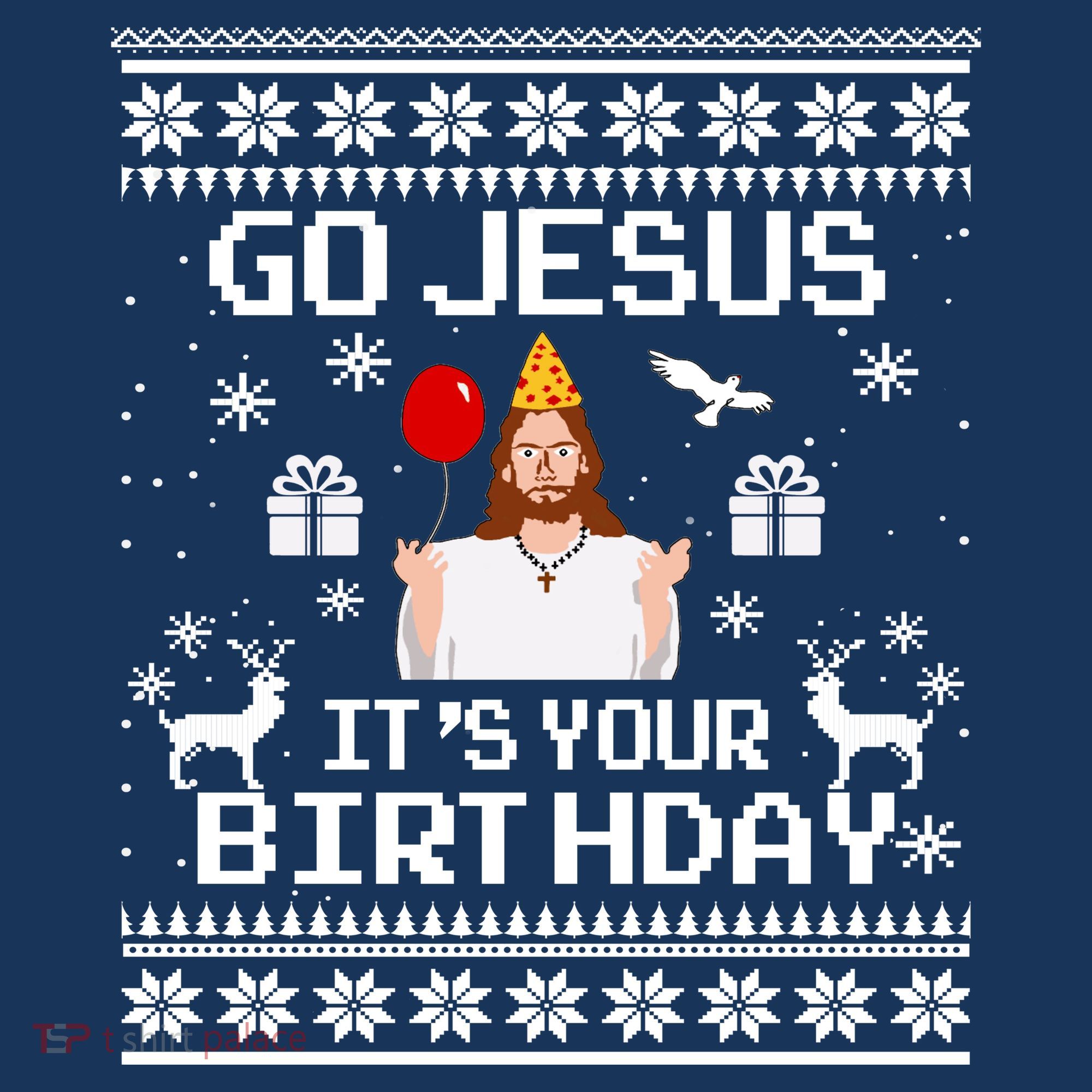 Go Jesus! Its Your Birthday Funny Christmas Fun Xmas Women's Hoodie