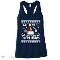 Go Jesus! Its Your Birthday Funny Christmas Fun Xmas Women's Tank Top thumb 0