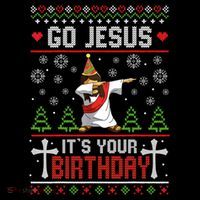 Go Jesus ItS Your Birthday Ugly Christmas Funny Gift Coffee Mug thumb 5