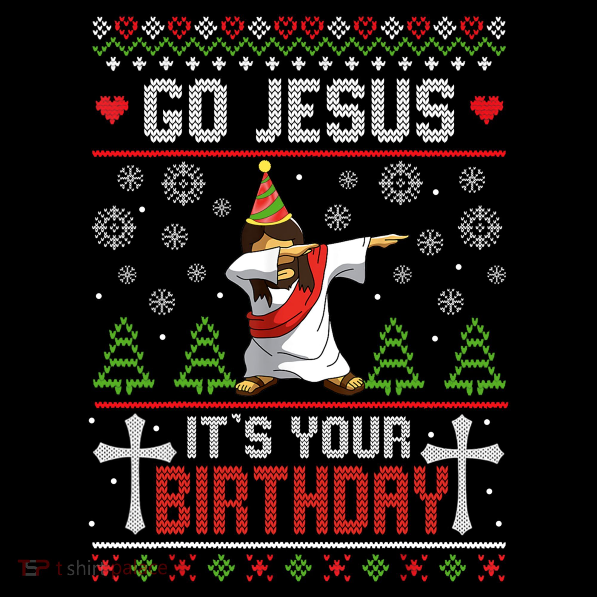 Go Jesus ItS Your Birthday Ugly Christmas Funny Gift Coffee Mug