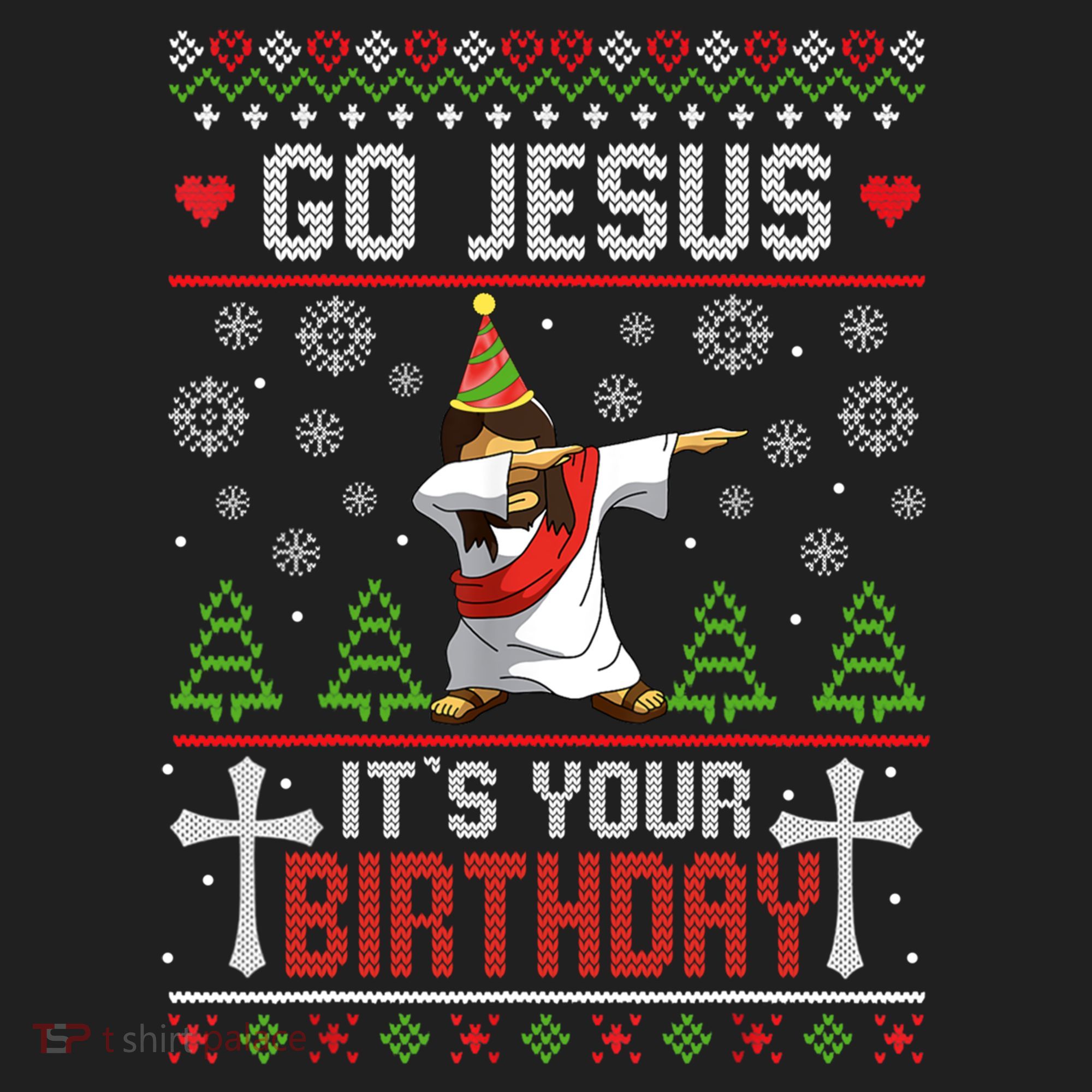 Go Jesus ItS Your Birthday Ugly Christmas Funny Gift Beanie