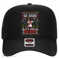 Go Jesus ItS Your Birthday Ugly Christmas Funny Gift Hat thumb 0