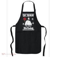 Go Jesus Its Your Birthday Ugly Christmas Apron thumb 0