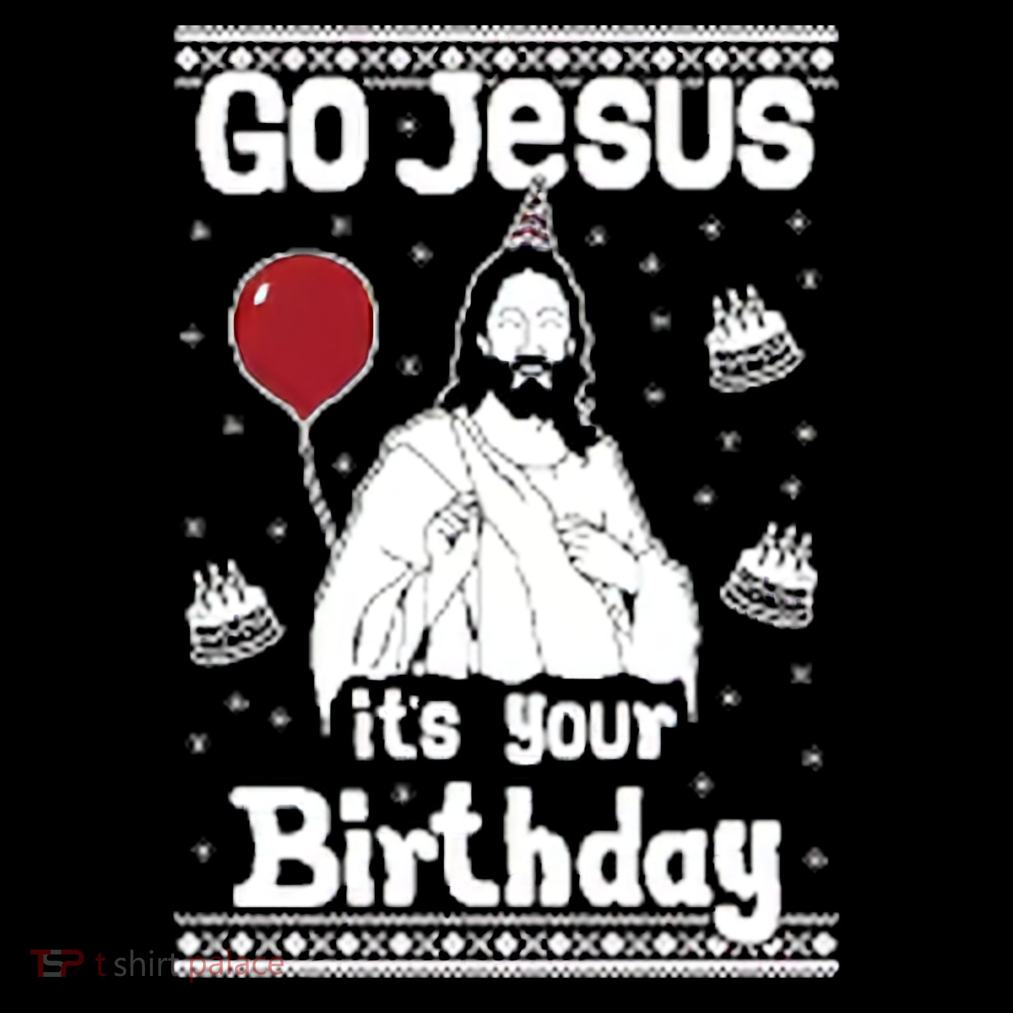 Go Jesus Its Your Birthday Ugly Christmas Coffee Mug