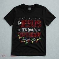 Go Jesus Its Your Birthday Christmas Xmas Holiday Funny T-Shirt thumb 5