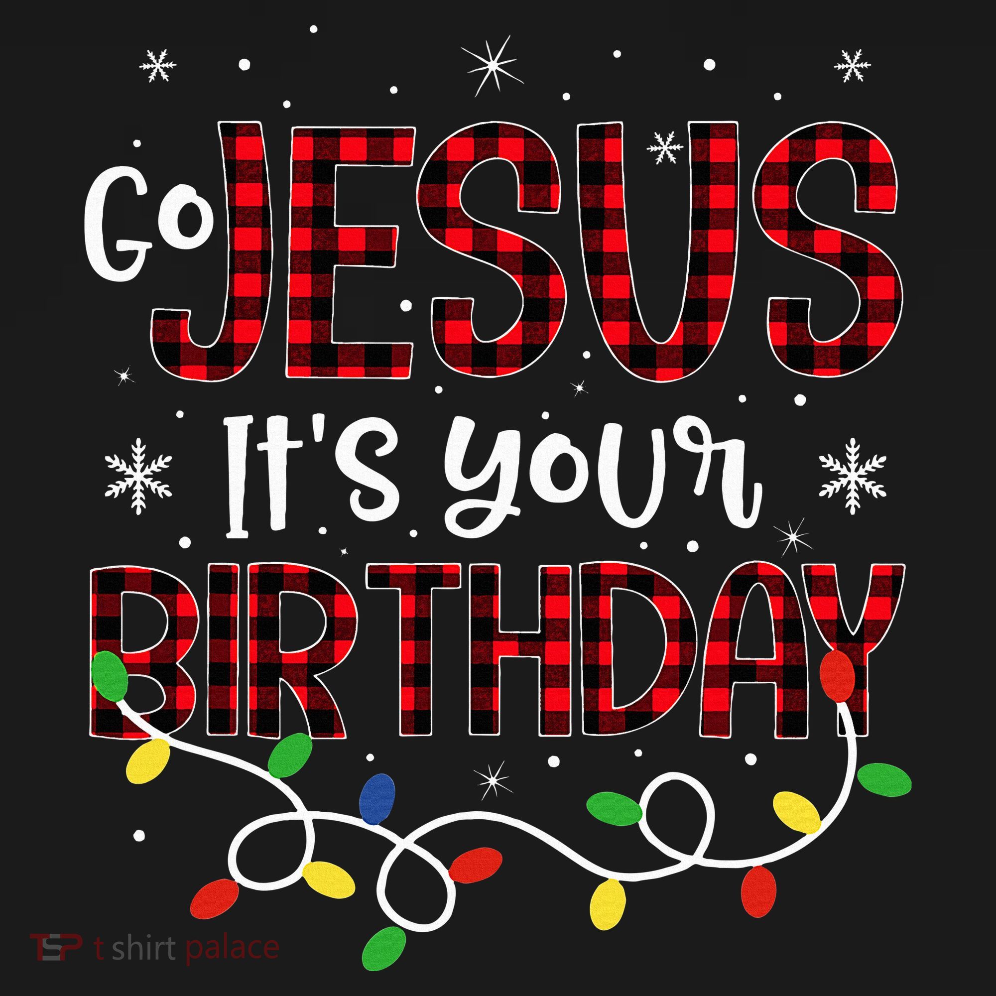 Go Jesus Its Your Birthday Christmas Xmas Holiday Funny Women's Tank Top