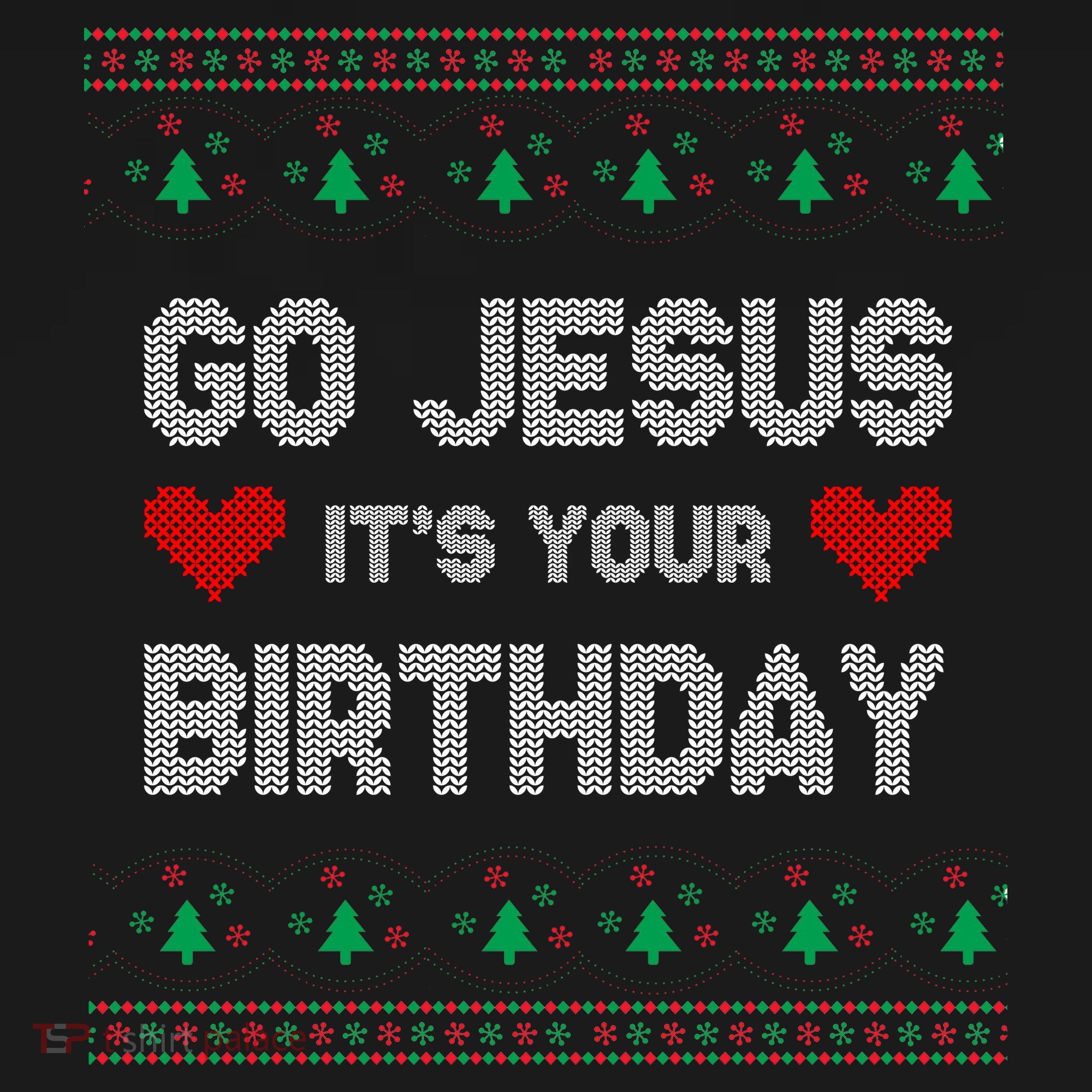 Go Jesus It's Your Birthday Ugly Christmas Party Women's Hoodie