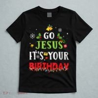 Go Jesus Its Your Birthday Funny Christmas T-Shirt thumb 5