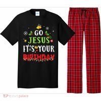 Go Jesus Its Your Birthday Funny Christmas Pajama Set thumb 0