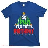 Go Jesus Its Your Birthday Christmas Family Matching Pajama T-Shirt thumb 0