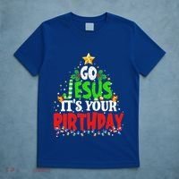 Go Jesus Its Your Birthday Christmas Family Matching Pajama T-Shirt thumb 5