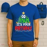 Go Jesus Its Your Birthday Christmas Family Matching Pajama T-Shirt thumb 6