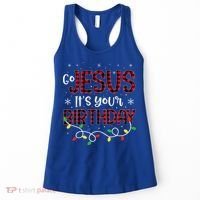 Go Jesus Its Your Birthday Christmas Xmas Holiday Funny Women's Tank Top thumb 0