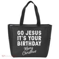 Go Jesus Its Your Birthday Tote Bag thumb 0