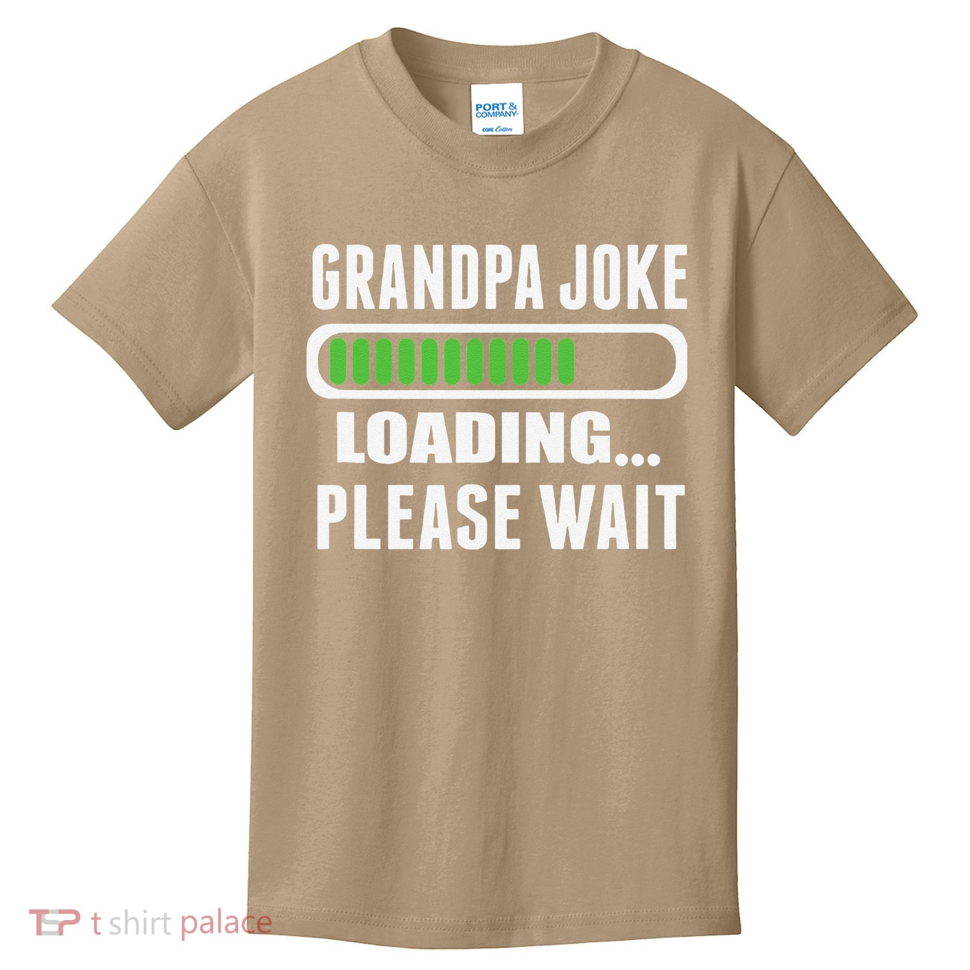 Grandpa Joke Loading Please Wait Kids T-Shirt