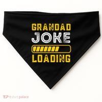 Grandad Joke Loading Funny Fathers Day USA-Made Doggie Bandana thumb 0