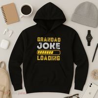 Grandad Joke Loading Funny Fathers Day Hoodie thumb 3