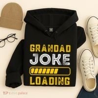 Grandad Joke Loading Funny Fathers Day Hoodie thumb 4