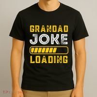Grandad Joke Loading Funny Fathers Day T-Shirt thumb 3