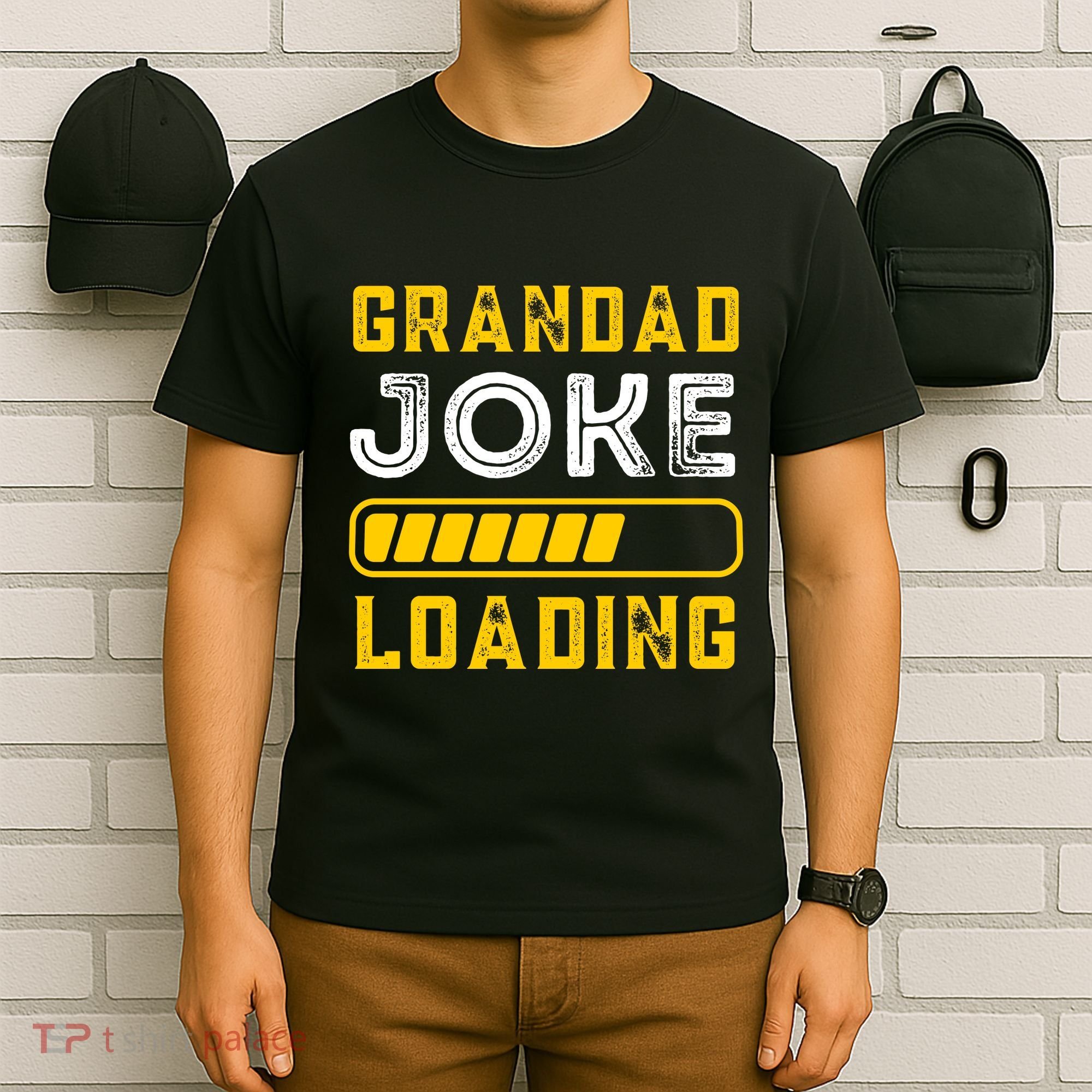 Grandad Joke Loading Funny Fathers Day T-Shirt