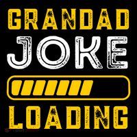 Grandad Joke Loading Funny Fathers Day Mousepad thumb 1