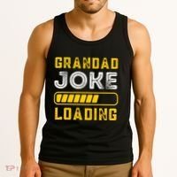 Grandad Joke Loading Funny Fathers Day Tank Top thumb 3