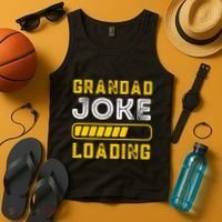 Grandad Joke Loading Funny Fathers Day Tank Top thumb 4