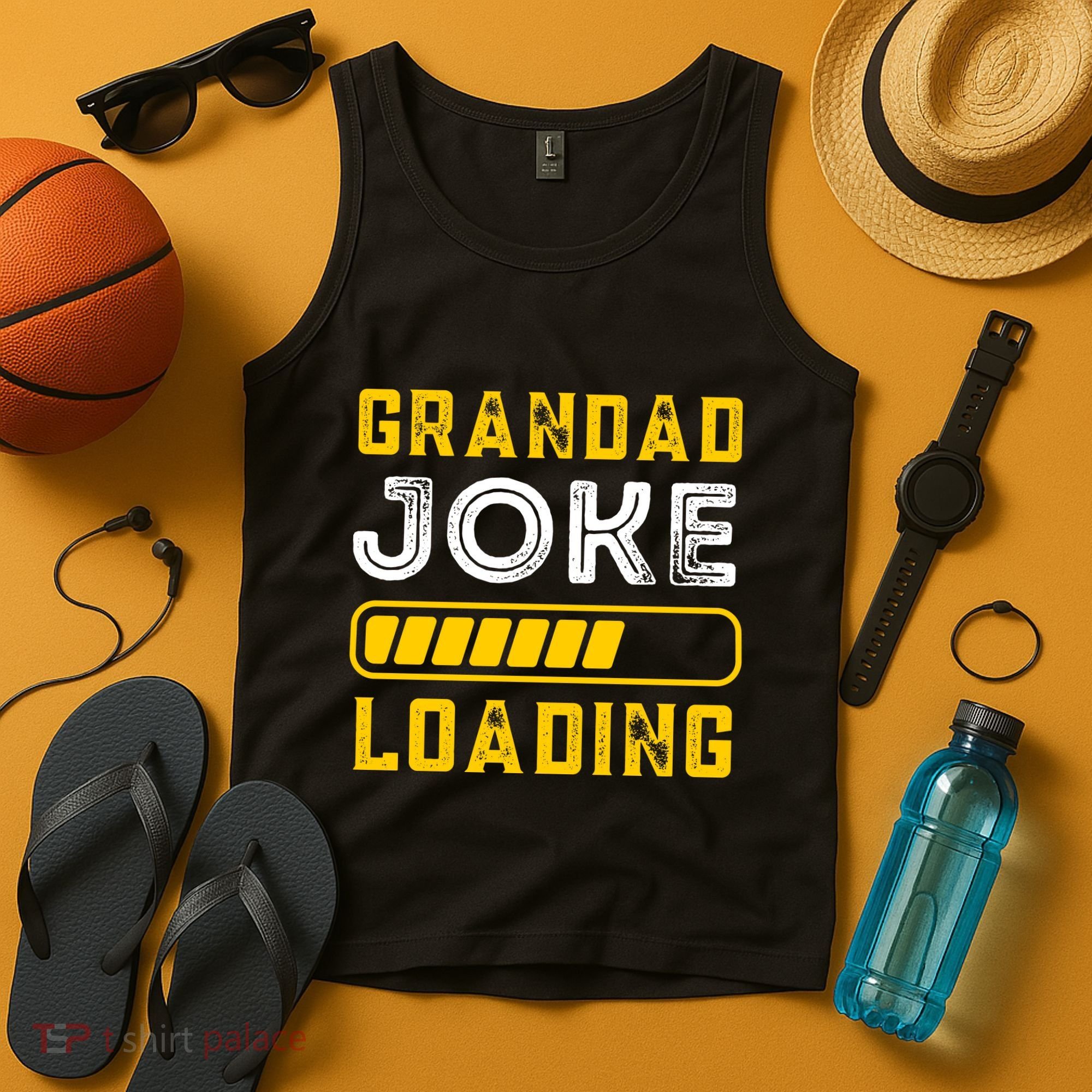 Grandad Joke Loading Funny Fathers Day Tank Top