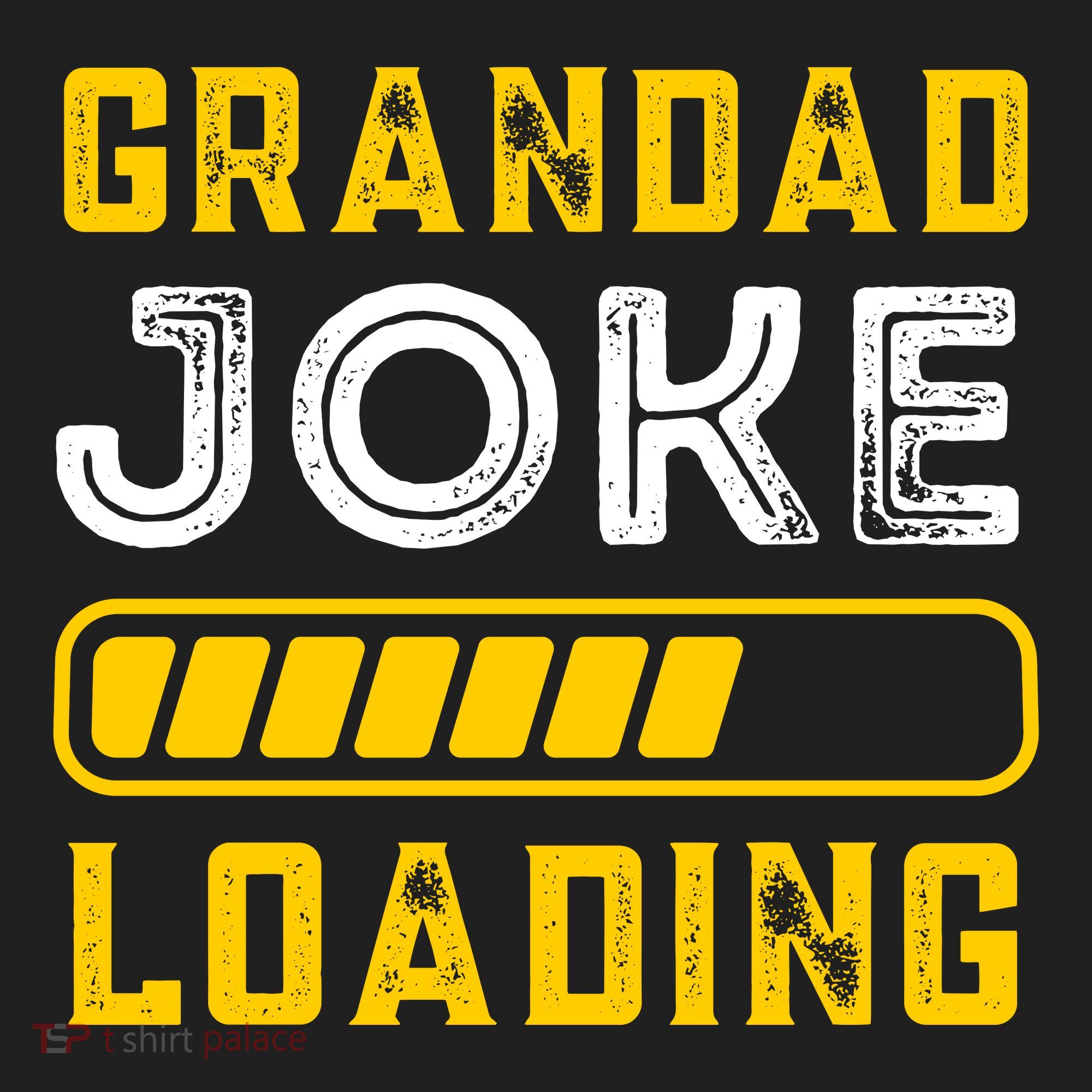 Grandad Joke Loading Funny Fathers Day Golf Towel