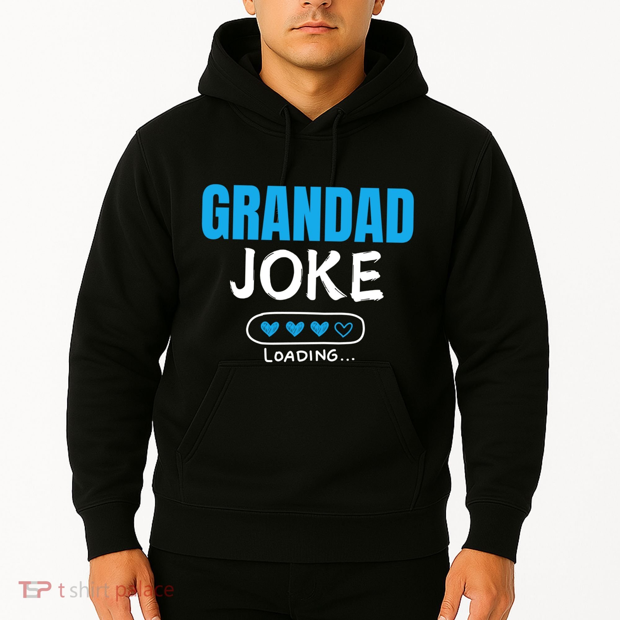 Grandad Joke Loading Funny Grandad Fathers Day Hoodie